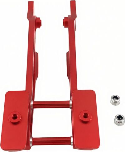 Aluminum Rear Wing Mount Upgrade for Arrma 1/8 RC Cars – Heavy Duty Wing Support Fits Outcast, Kraton, Talion, Notorious, Typhon 6S BLX – Replaces AR320347 (Red) in Kuwait