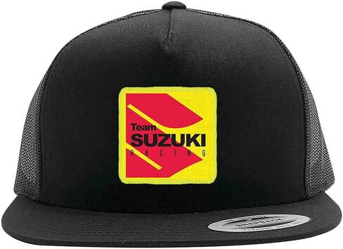 Birsppy Factory Effex Suzuki Racing Snapback Hat Black/Gray (Black, OSFM) in Kuwait