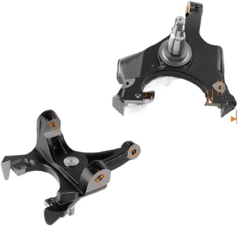 2 Inch Drop Spindle Lowering Kit Compatible With Silverado And Sierra C1500 C2500 2WD 1988 To 1998 in Kuwait