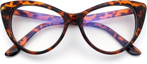 SA106 Classic Gothic True Cat Eye Frame Blue Light Filtering Computer Glasses in Saudi Arabia