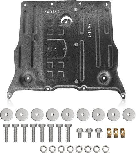 Front Skid Plate Compatible with Tesla Model 3 2017-2025 & 2020-2025 Tesla Model Y Under Engine Guard Cover Splash Shield Cover Chassis with Install Accessories in Kuwait