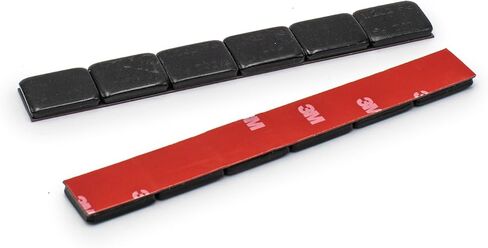 1/2 oz, Black, Adhesive Stick on Wheel Weights, 3M Tape.Low Profile, 90 oz/Box, US Quality(180pcs) (3M Tape Made in USA) in Kuwait