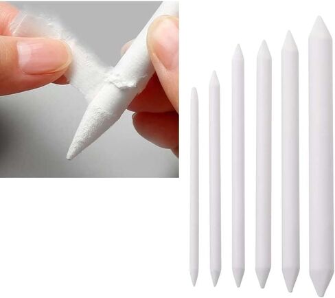 3 Packs(18 Pcs) Art Smudge Stick Sketch Smudge Stump Stick, Double Ended Art Drawing Pens, Paper Art Blenders for Student Sketch Drawing in Saudi Arabia