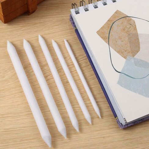 3 Packs(18 Pcs) Art Smudge Stick Sketch Smudge Stump Stick, Double Ended Art Drawing Pens, Paper Art Blenders for Student Sketch Drawing in Saudi Arabia