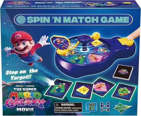 EPOCH Games Super Mario Galaxy Movie Spin 'n Match Game in Kuwait
