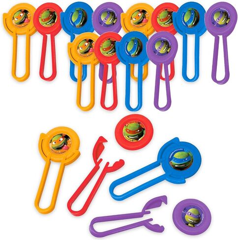 Teenage Mutant Ninja Turtles Disc Shooters - 12 Pack Disc Launchers | Teenage Mutant Ninja Turtles Flying Disc Minis in Kuwait