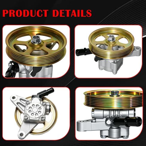 مضخة توجيه كهربائية مع بكرة، تناسب Acura TL 3.2L V6 2004-2008، لـ Acura TL 3.5L V6 2007-2008، لهوندا بايلوت 3.5L V6 2005-2008 #21-5441، 56110RDAA01 in Kuwait