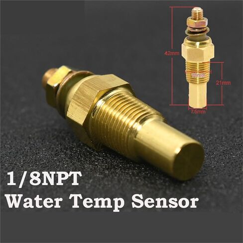 ترموستات 1/8 NPT مستشعر درجة حرارة زيت سيارة السباق مستشعر درجة حرارة الماء مستشعر قياس لـ 12 فولت in Kuwait