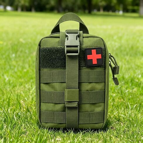الحقيبة الطبية التكتيكية الفارغة، حقيبة المرافق ذات السعة الكبيرة Molle EMT Rip-Away، حقيبة Ifak الطبية الطارئة للصدمات العسكرية للمنزل والأنشطة الخارجية in Saudi Arabia