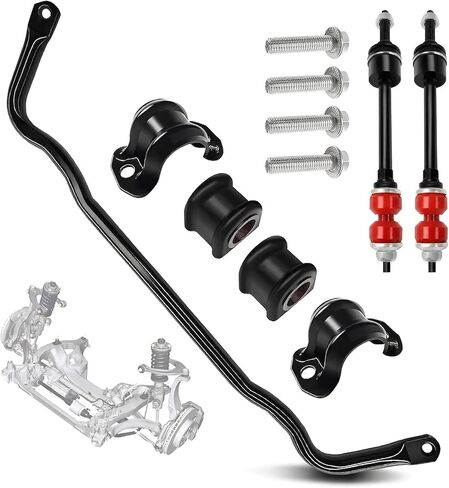 Front Sway Bar Kit with End Links & Bushings, Replace 55398938AC K80894, Fit 2009-2022 Dodge Ram 1500 & Ram 1500 Classic 4WD in Kuwait