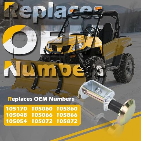 105170 مجموعة أدوات انزلاقية بديلة لشفرات المحراث متوافقة مع Kawasaki Mule Teryx Honda Foreman Rancher Can-Am Renegade Outlander John Deere Gator Polaris Ranger RZR Sportsman in Kuwait
