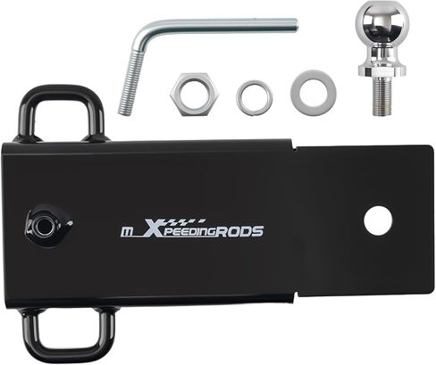 maXpeedingrods Ball Mount Hitch Adapter with 2" Removable Ball for Skid Loader, Forklift and Tractor Forks in Kuwait