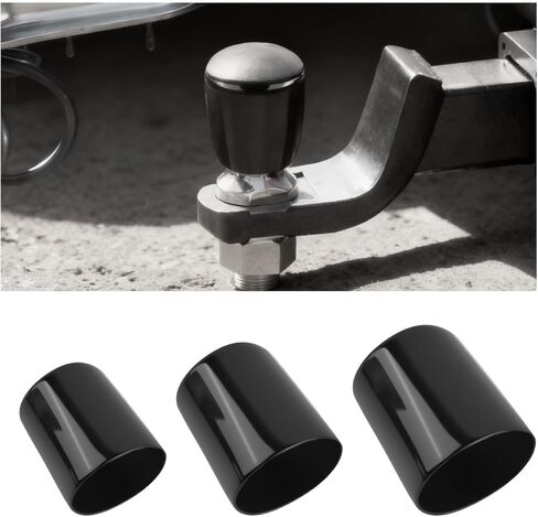 2PCS 2-5/16" Trailer Hitch Ball Cover,Dustproof & Waterproof Trailer Ball Cover to Protect Hitch Balls,Professional Trailers Balls Hitches Covers Trailers Accessories in Kuwait