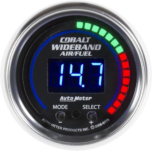 Autometer Cobalt 52mm Air/Fuel Ratio Pro Plus Digital w/Peak & Warning Gauge in Kuwait