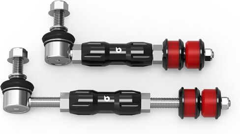 Bevinsee Adjustable Rear Sway Bar Link Kit Billet Aluminium Compatible with Toyota 4Runner 2003-2024, Compatible with Toyota FJ Cruiser 2007-2014, 48830-60030, Black in Kuwait