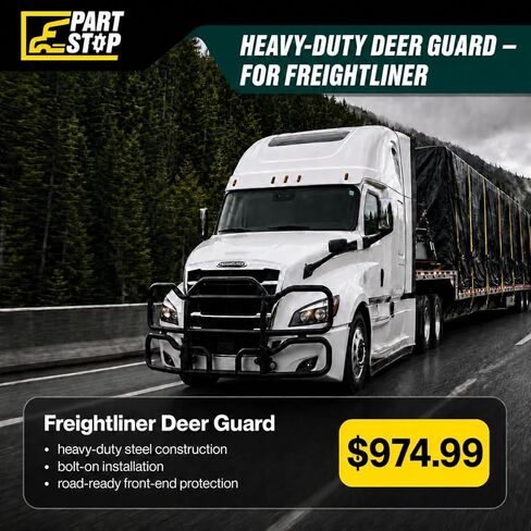 يناسب Freightliner Cascadia Deer Guard + دعامة in Kuwait