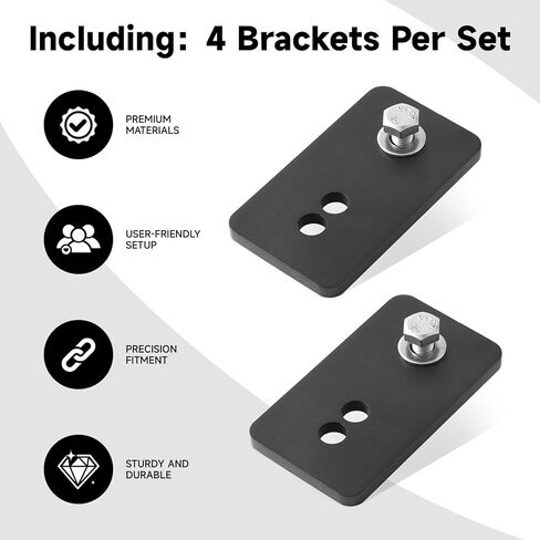 طقم نقل مقعد كامارو فايربيرد 1967-2002 | 4 أقواس وأجهزة لرفع 1.5-2 بوصة in Kuwait