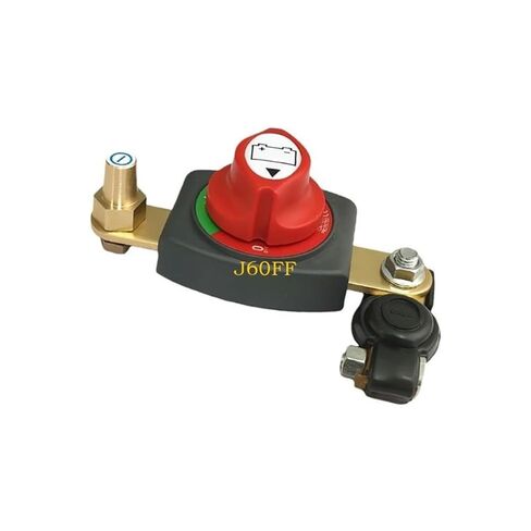 1pcs J60F Premium Brass Negative Terminal Cut Off Switches 250 Amp Capacity for Cars Boats Trucks with Simple Manual Operation(Positive Electrode) in Saudi Arabia