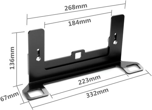 Shkalacar Universal Car Seat Mount Bracket, Child Safety Car Seat Latch Anchor Kit Replacement for ISOFIX Belt Connector, Seat Latch Interface Bracket for Cars in Kuwait
