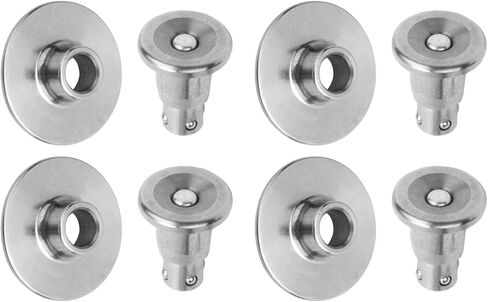 Mini Helmet Visor Quick Release Pin for Riddell Speed & Speedflex Football Helmet Facemask Fixed Screws Kit, Football Helmet Repair Kit Including T-Nuts & Snap Screw - 4 PCS in Kuwait