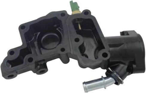 Engine Coolant Thermostat Housing Compatible with BX C15 C3 1007 205 206 207 in Kuwait