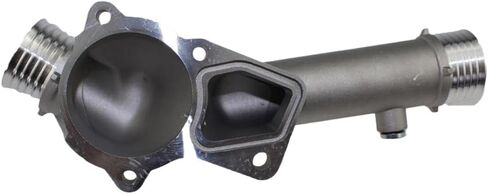 Thermostat Housing Compatible with 520i 528i E38 E39 Aluminum Coolant Outlet Water Neck Flange - Part Number 11531740478 in Kuwait