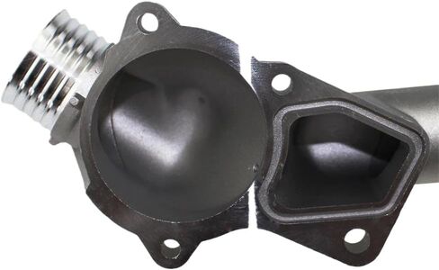 Thermostat Housing Compatible with 520i 528i E38 E39 Aluminum Coolant Outlet Water Neck Flange - Part Number 11531740478 in Kuwait
