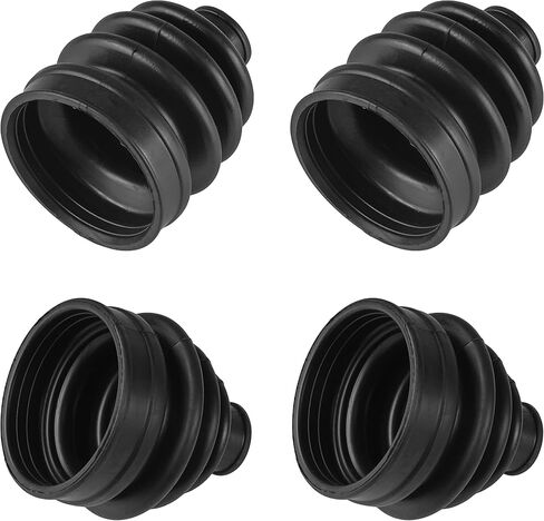 Caltric 2 Front Axle Inner Outer CV Boot Kit for Compatible with Kawasaki Mule 3010 KAF620 1993 2001-2008 in Kuwait