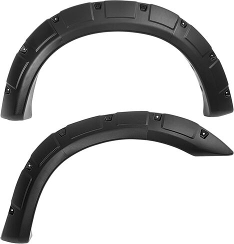 4Pcs Fender Flares Compatible with 1993-2011 Ford Ranger Exclude FX4 Submodels, 3Pieces Per Fender Flares Plastic(PP&TD20) Textured Black in Kuwait