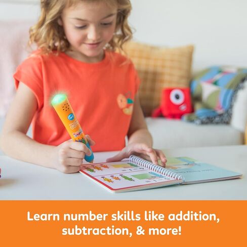 رؤى تعليمية Hot Dots Numberblocks أرقام المصنف 1-10 مع قلم تفاعلي، أكثر من 75 نشاطًا، هدية للأطفال من سن 4 سنوات فما فوق in Saudi Arabia