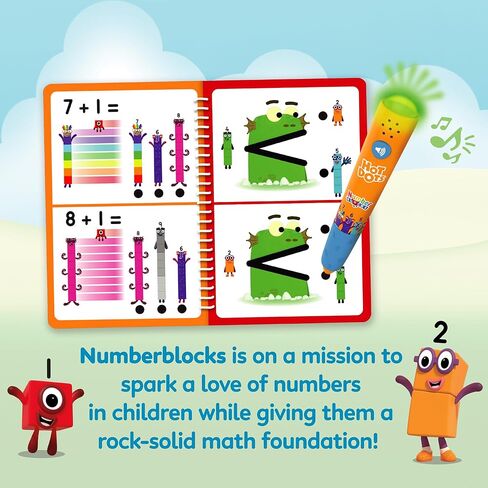 رؤى تعليمية Hot Dots Numberblocks أرقام المصنف 1-10 مع قلم تفاعلي، أكثر من 75 نشاطًا، هدية للأطفال من سن 4 سنوات فما فوق in Saudi Arabia