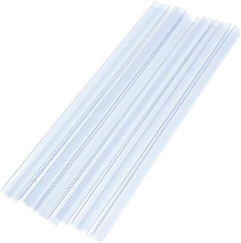 Zerodeko 20pcs A4 Plastic Slide Binding Bars 310mm Length 15mm Width Bookbinding Slide Grip Clips for Document Organization Office School Use in Kuwait