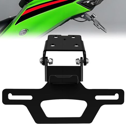 دراجة نارية مرتبة الذيل الحاجز مزيل لوحة ترخيص قوس حامل متوافق مع النينجا ZX4R ZX4RR ZX400 ZX25R 2023 2024 2025 in Kuwait