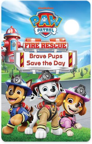 YOTO PAW Patrol: Fire Rescue - Brave Pups Save The Day (الولايات المتحدة) - بطاقة صوت للأطفال للاستخدام مع المشغل ومشغل صوت صغير الكل في 1، استماع تعليمي وخالي من الشاشة، قصص ممتعة لوقت اللعب، للأعمار من 3 سنوات فما فوق in Kuwait
