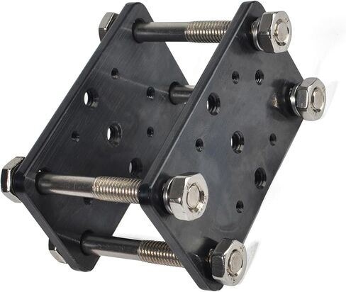 Forklift & Warehouse Vehicle Pillar Mount - Heavy-Duty Steel Bracket Forklift Accessories Compatible with 1/4"-20 M3 M4 Screw Adapter of Scanners, Displays and Accessories in Saudi Arabia