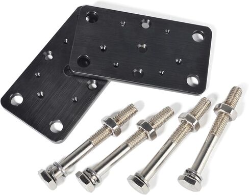 Forklift & Warehouse Vehicle Pillar Mount - Heavy-Duty Steel Bracket Forklift Accessories Compatible with 1/4"-20 M3 M4 Screw Adapter of Scanners, Displays and Accessories in Saudi Arabia
