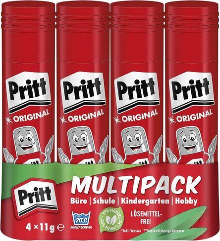 Pritt 1259587 11 g Glue Stick (Pack of 4) in Kuwait