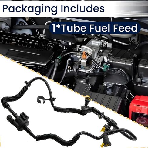 ASTROSYNC Tube Fuel Feed Pipe Fuel Line Assembly fit for Ford replace GN1Z-9C047-D GN1Z9C047D in Kuwait