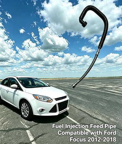 أنبوب تغذية حقن الوقود متوافق مع Ford Focus 2012-2018، يستبدل BV6Z-9J280-A، BV6Z9J280A، GDL755، 809-009، خط سكة الوقود المناسب المباشر in Kuwait