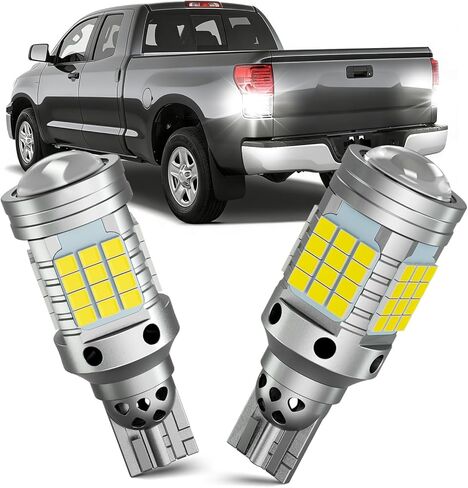 LED Reverse Light Bulbs for 2000-2013 Toyota Tundra, 6000K White Super Bright Backup Bulbs Plug and Play, Pack of 2 in Kuwait