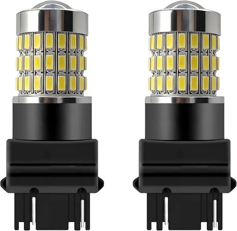 مصابيح إضاءة عكسية LED احتياطية لسيارة GMC Sierra 1500 1999-2013، 6000K أبيض، 3156 3157، عبوتان in Kuwait