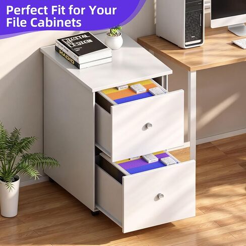 2 Pack Hanging File Organizer, File Folder Organizer Box Filing Crate Storage Frame for File Cabinet, Mesh Metal, Letter Size in Kuwait