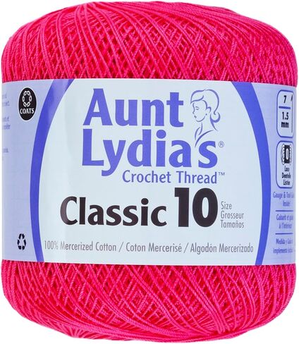 HOT PINK -AUNT LYDIA CRO COTTN in Kuwait