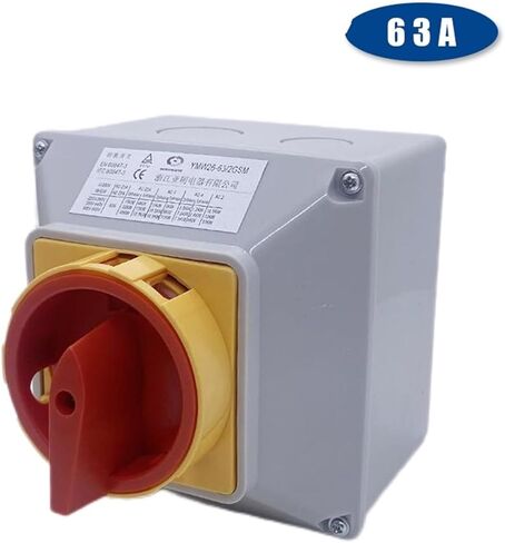 مفتاح المعزل مع صندوق واقي مقاوم للماء LW26GS-63/2M محرك التحكم الرئيسي مصدر الطاقة قطع الحمل قطع 63A in Kuwait