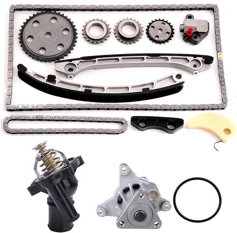 Engine Timing Chain Kits Fit for 2003-2007 for Mazda for 6 2.3L 2007-2013 for Mazda for 3 2.3L 2010 for Mazda for CX-7 2.5L Replace# L3K9-11-316 with Tensiner in Kuwait