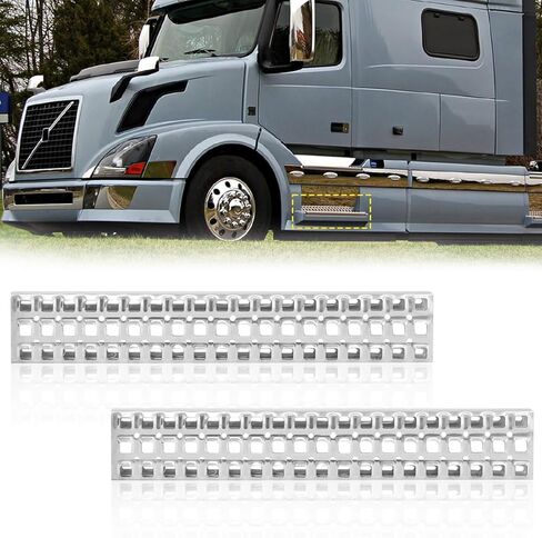 Rear Fairing Aluminum Step Pedal Compatible with Volvo Truck VN VNL 1997-2017 16.7X5IN(42.5X13CM)) in Kuwait