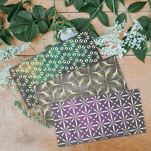 PARTH IMPEX Shagun Gift Envelopes for Cash (Pack of 60) 3.5" x 7" Stunning Gold Foil Stamping, Vintage Rustic Decorative Fancy Money Saving Holder Card for Christmas Birthday Wedding Graduation in Kuwait
