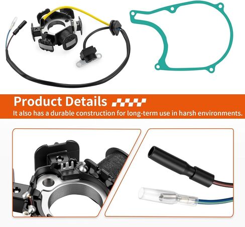 Alternator Stator (Mitsuba) w/Gasket For Honda XR80R 1995-2003 CRF80F 2004-2013 31120-GN1-691 in Kuwait