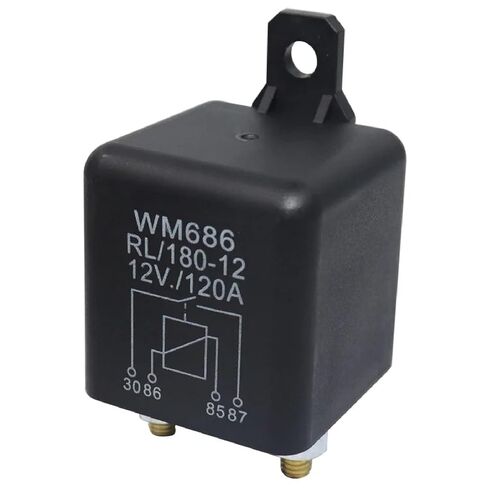 WM686 120A 12V/24V Starting Relay Power Automotive Heavy Current Start Relay Car High Current Relay (24V 4.8W) in Kuwait