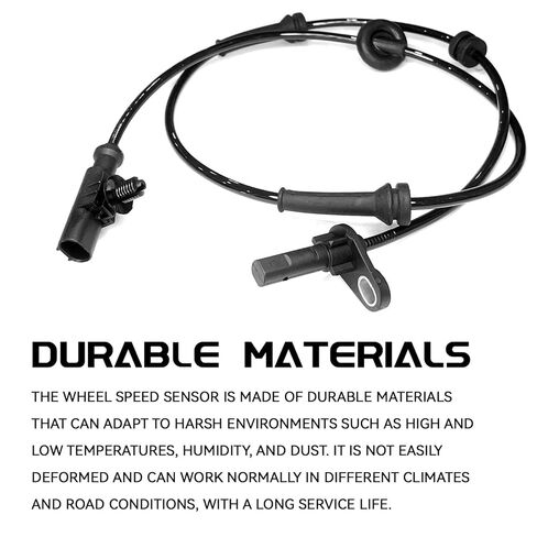 Wheel Speed Sensor, Rear Left ABS Wheel Speed Sensor, 3630050U2010 Automotive Anti-Lock Brake Speed Sensors Replacement Compatible with Heyue Models (Black) in Kuwait